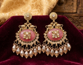 GIVA Roseate Heritage Chandelier Earrings